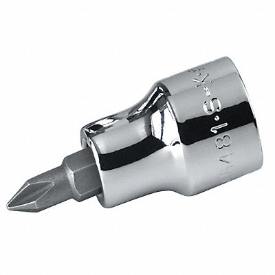 SK PROFESSIONAL TOOLS 45492 Socket Bit Steel 3/8 in TpSz #2