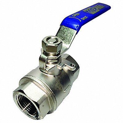 GRAINGER GSSV25NLH Manual 2-Way Ball Valve NPT 316 SS