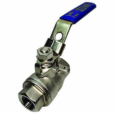 GRAINGER GSSV25 Manual 2-Way Ball Valve NPT 316 SS
