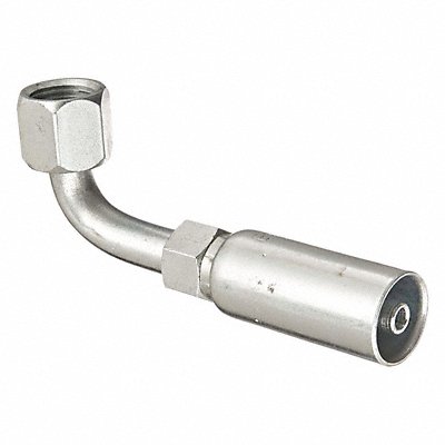 KURT FJX900406 Crimp Fitting 90 Degrees Elbow 1/4 ID