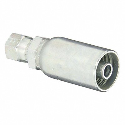 KURT FJX0604 Crimp Fitting Straight 3/8 ID JIC