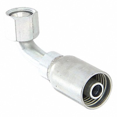 KURT FJX900808 Crimp Fitting 90 Degrees Elbow 1/2 ID