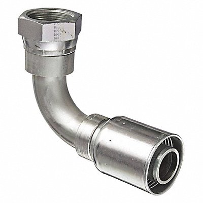 KURT FJX902020 Crimp Fitting 90 Degrees Elbow 1-1/4 ID