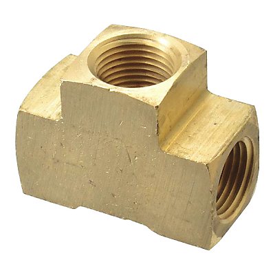 WEATHERHEAD 3700X6 Tee Brass 3/8In 3700X6