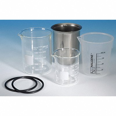 BRANSON 265061 Beaker 400 mL 125 mm H