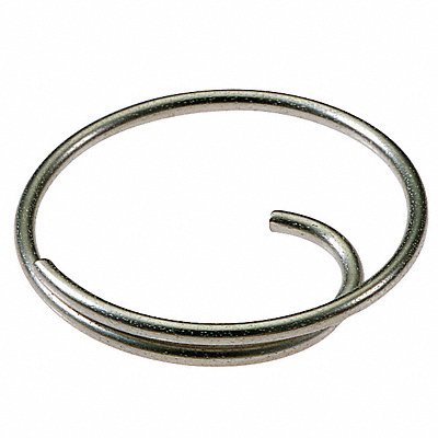LUCKY LINE PRODUCTS 7520050 Key Ring Steel Silver PK50