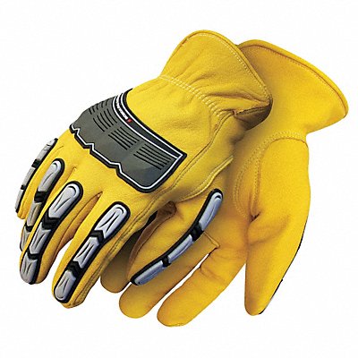 BDG 20910695XL PR Leather Gloves Goatskin Palm XL