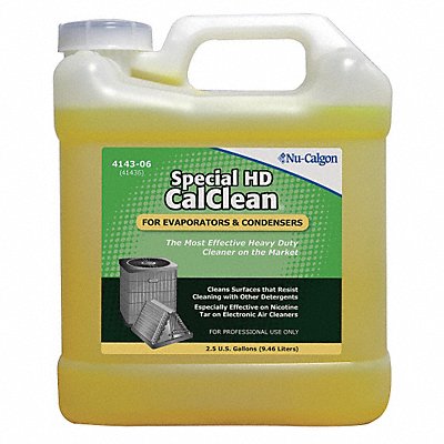 NU-CALGON 414306 Coil Cleaner 2.5 gal Jug Yellow