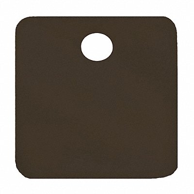 C.H. HANSON 43025 Blank Tag Alum 1 1/4in H 1 1/4in W PK5