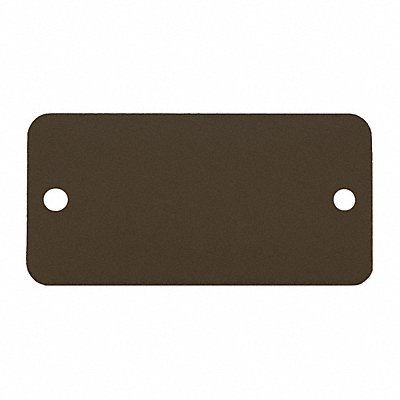 C.H. HANSON 43050 Blank Tag Alum 3/4in H 1 3/4in W PK5