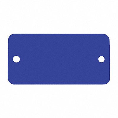 C.H. HANSON 43041 Blank Tag Alum 1 1/2in H 3in W Blue PK5