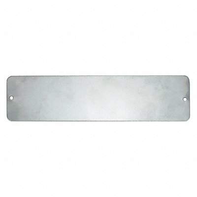 C.H. HANSON 43060 Blank Tag SS 2in H 8in W Silver PK5