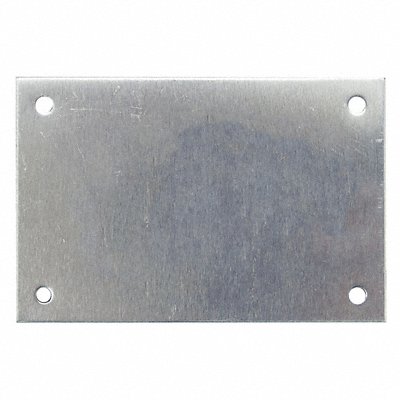C.H. HANSON 43072 Blank Tag Alum 2in H 3in W Silver PK10