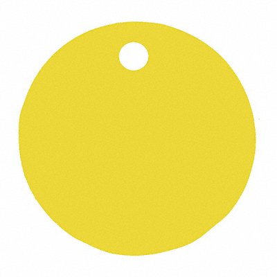 C.H. HANSON 43081 Blank Tag Alum 1in H 1in W Yellow PK5