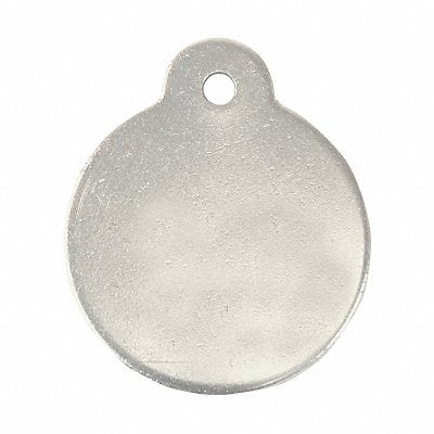 C.H. HANSON 43128 Blank Tag SS 1 1/4in H 1 1/4in W PK10