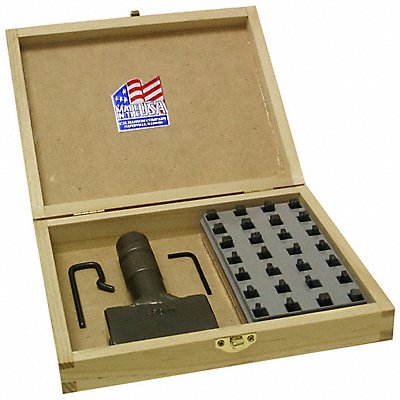 C.H. HANSON 27770 Hand Stamp Kit Steel 1/16 A-Z and 0-9