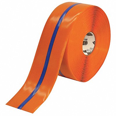 MIGHTY LINE 4ROBCTR K3727 Floor Tape Blue/Orange 4 inx100 ft Roll