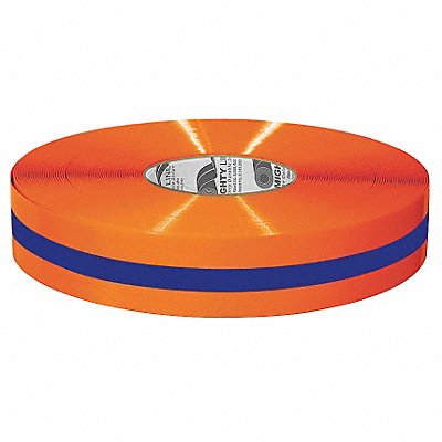 MIGHTY LINE 2ROBCTR K2071 Floor Tape Blue/Orange 2 inx100 ft Roll