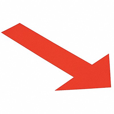MIGHTY LINE ARROW10R K3732 Floor Tape Red 6 inx10 in Arrow PK50