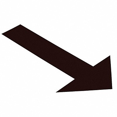 MIGHTY LINE ARROW10BLK K3732 Floor Tape Black 6 inx10 in Arrow PK50
