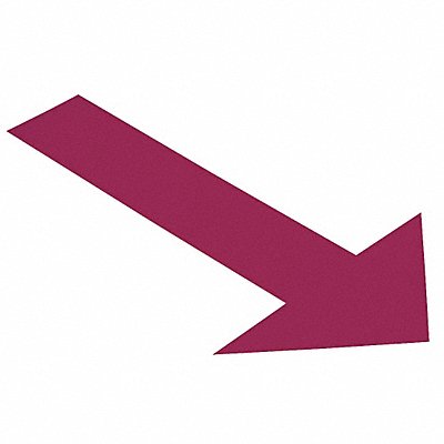 MIGHTY LINE ARROW10P K3732 Floor Tape Purple 6 inx10 in Arrow PK50