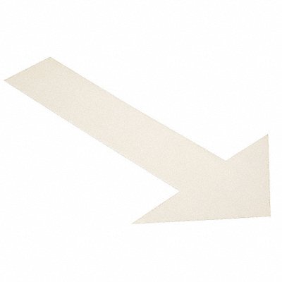 MIGHTY LINE ARROW10W K3732 Floor Tape White 6 inx10 in Arrow PK50