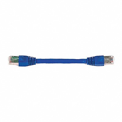 MONOPRICE 8600 Patch Cord Cat 6A Booted Blue 0.5 ft.