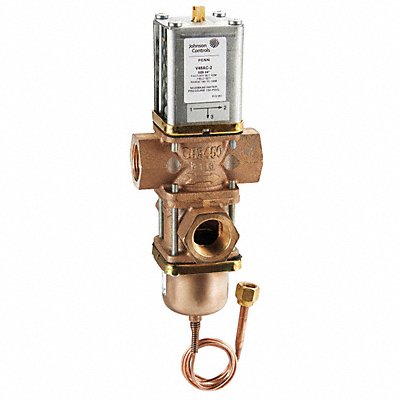JOHNSON CONTROLS V48AC2C Water Regulating Valve 2 Way NPT 3/4 in.