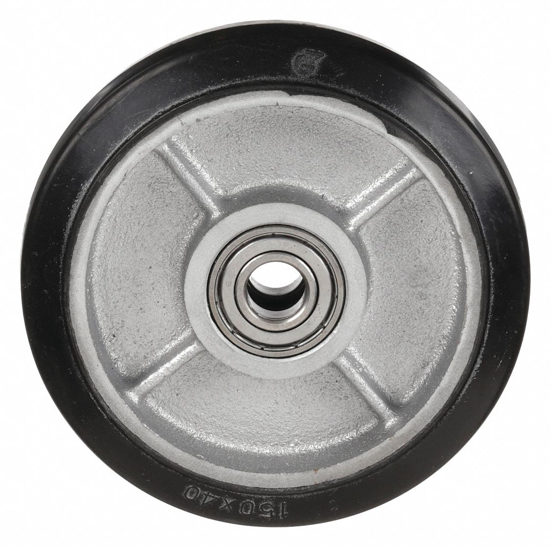 DAYTON MH34D64402G Mold-On Rubber Wheel 6 x 1-1/2