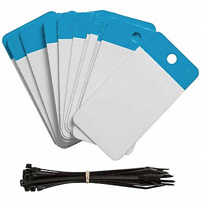 BRADY 102013 Blank Tag 5inHx3-1/4inW Polyester PK25