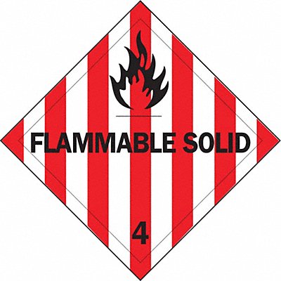BRADY 121068 DOT Container Label 4 Label W PK500