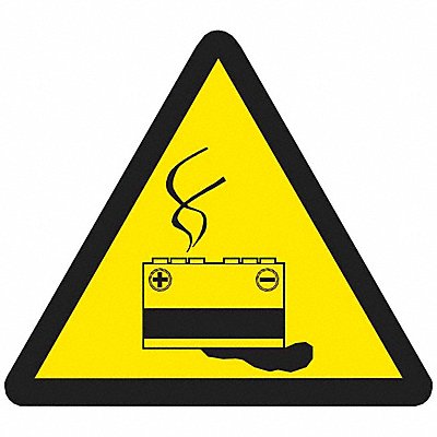 BRADY 60219 Warning Labels 4inHx4inW Vinyl PK10