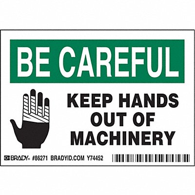 BRADY 86271 Label 3 1/2 inx5 in Polyester PK5
