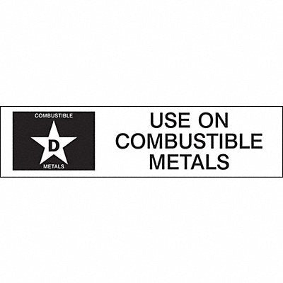 BRADY 95225 Vinyl Label 1 1/2 in x 6 in Vinyl