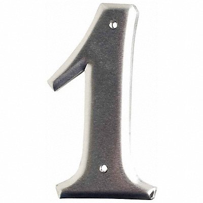 BRADY 16001 Aluminum Number 3in.H Character PK10