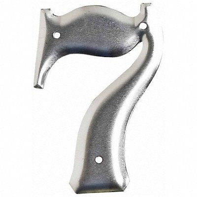 BRADY 16007 Aluminum Number 3in.H Character PK10