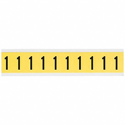 BRADY 34301 Number Label 1in.H Character Vinyl Cloth