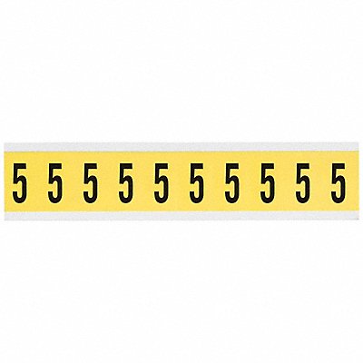 BRADY 34305 Number Label 1  Character Vinyl Cloth