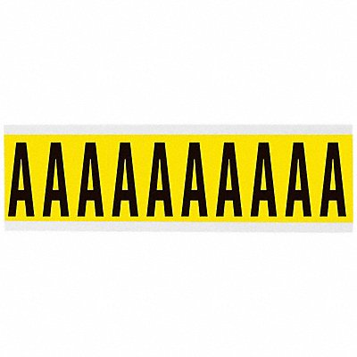 BRADY 3440A Letter Label 1-15/16in.H Character Vinyl