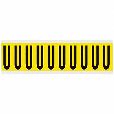 BRADY 3440U Letter Label 1-15/16in.H Character Vinyl