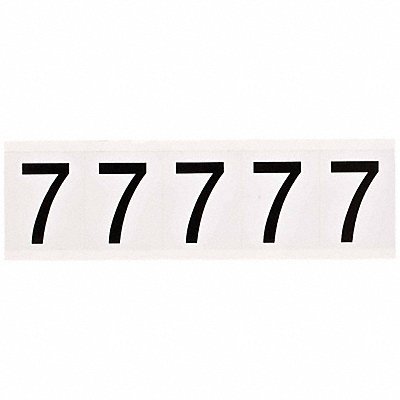 BRADY 97147 Number Label 2-1/4 H 1-13/16 W PK5