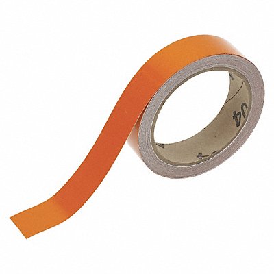 BRADY 105971 Pipe Marking Tape Orng 1in W 30ft Roll L