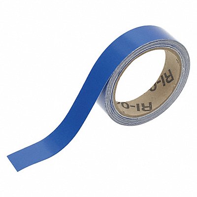 BRADY 105972 Pipe Marking Tape Blue 1in W 30ft Roll L
