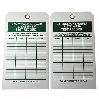 GRAINGER 20TH12 Inspection Tag 7inHx4inW Cardstock PK100