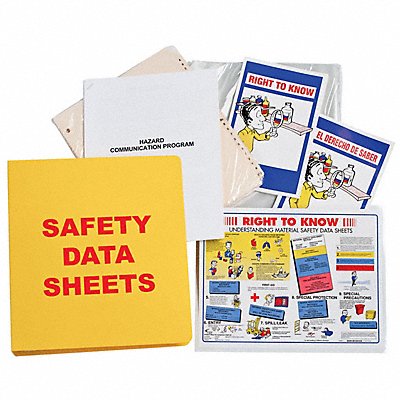 BRADY BR823A Binder Material Safety Data Sheets