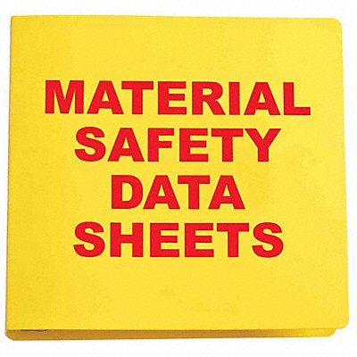 BRADY BR825A Binder Material Safety Data Sheets