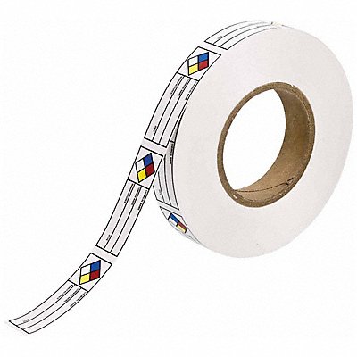 BRADY 121115 Chemical Label 1 H 3 W PK720
