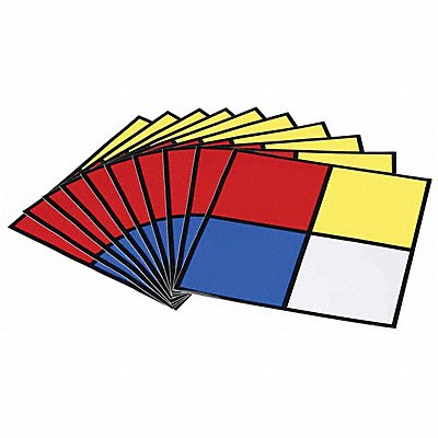BRADY 58500 NFPA Placrd 2-1/2inHx2-1/2inW Vinyl PK10