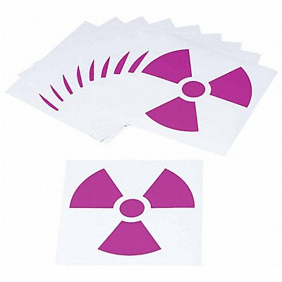 BRADY 58606 NFPA Placard 6inHx6inW Stckng Vinyl PK10