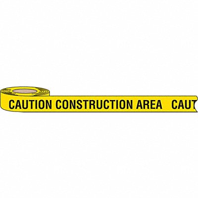 GRAINGER 91453 Barricade Tape Polyethylene 1000 ft.